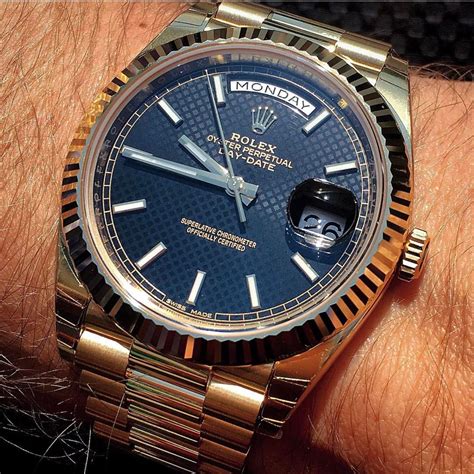 rolex day date oyster perpetual blue